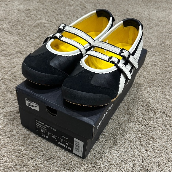 Onitsuka Tiger by Asics Shoes - Onitsuka Tiger by Asics Kids Black and White Dress Shoes